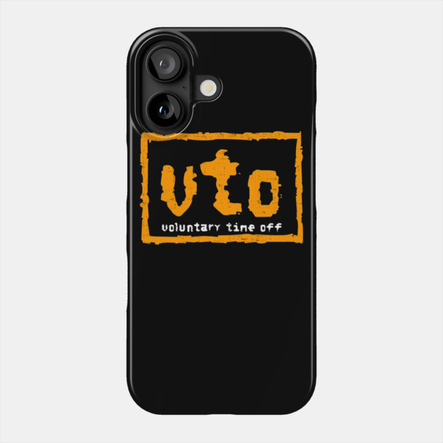 VTO Voluntary Time Off Rebel Style Phone Case by belownormal