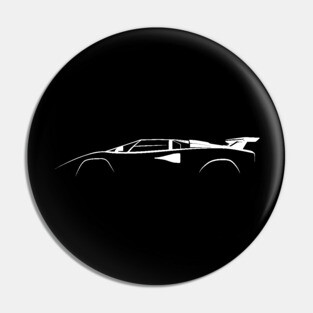 Lamborghini Countach LP5000 S Quattrovalvole Silhouette Pin