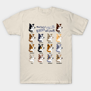 Border Collie Colors T-Shirt