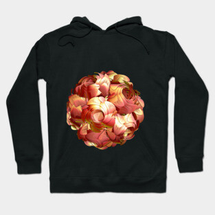 Ball of Pink Petals Hoodie