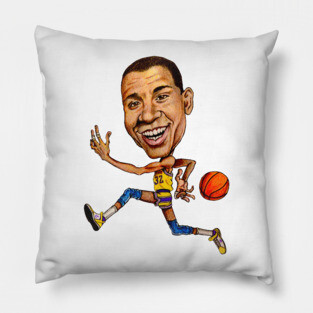 Magic Johnson Caricature Pillow