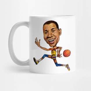 Magic Johnson Caricature Mug