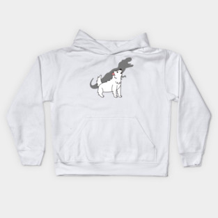 Westie Howling T-Rex Dinosaur Kids Hoodie