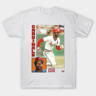 Cardinals Ozzie Smith - Vintage Trading Card T-Shirt