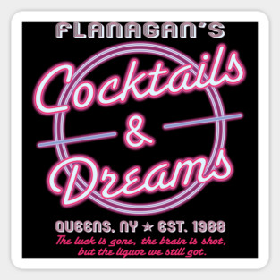 Cocktails & Dreams Bar Magnet