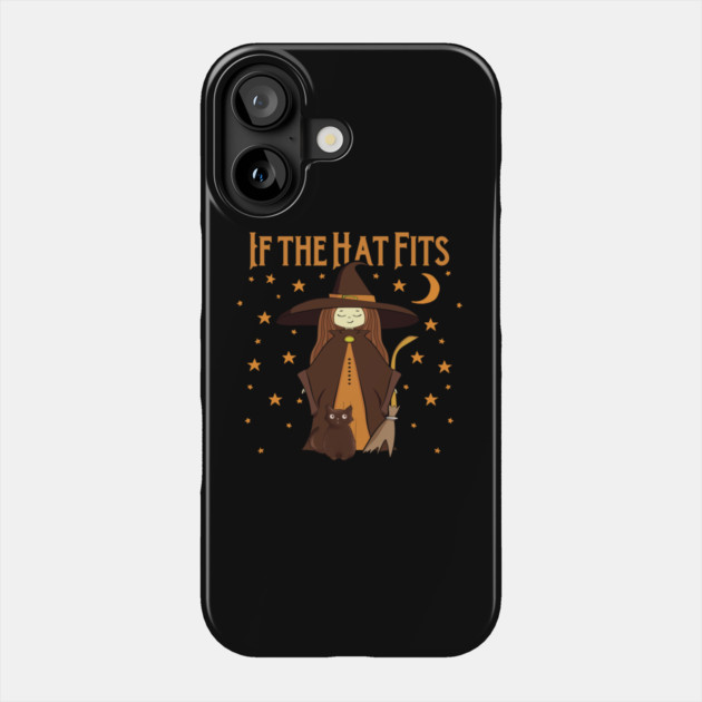 If the Hat Fits Orange Cheeky Witch® Phone Case by Cheeky Witch