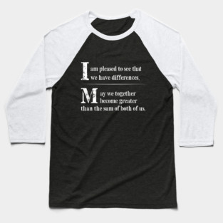 Differences Make Us Stronger Baseball T-Shirt