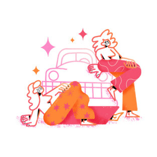 Girls in Pants T-Shirt