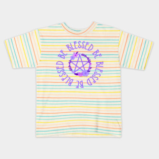 Purple Pentacle Design Cheeky Witch® Kids T-Shirt