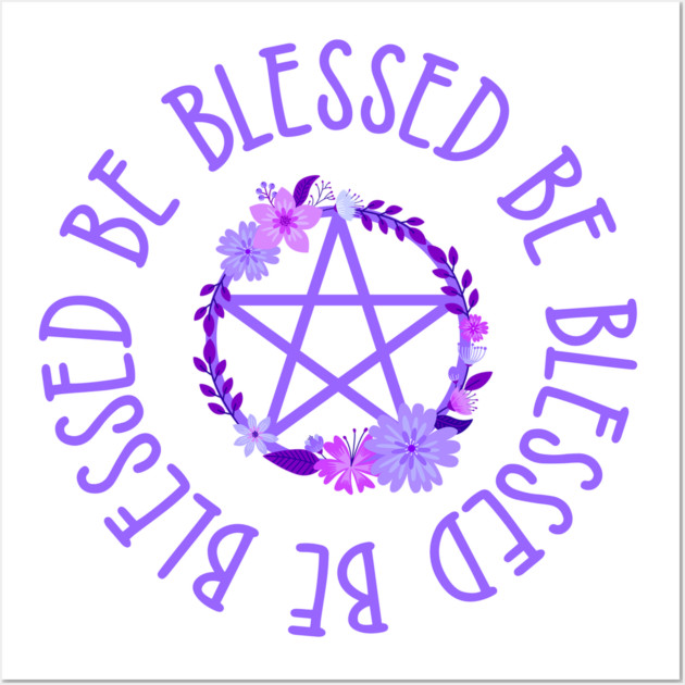 Purple Pentacle Design Cheeky Witch® Wall Art by Cheeky Witch