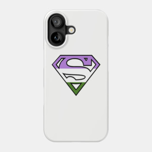 Super Genderqueer Pride Phone Case
