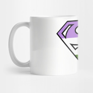 Super Genderqueer Pride Mug