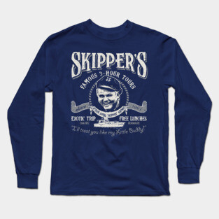 Skipper's Famous 3 Hour Boat Tours Long Sleeve T-Shirt