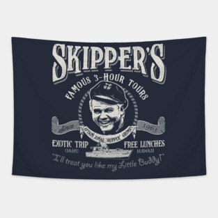 Skipper's Famous 3 Hour Boat Tours Tapestry