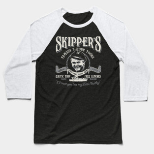 Skipper's Famous 3 Hour Boat Tours Baseball T-Shirt
