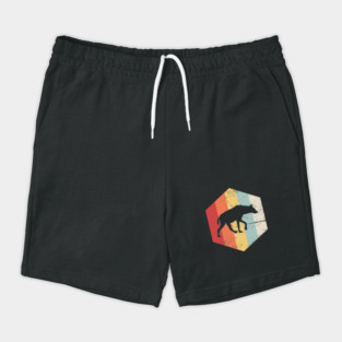 Retro Vintage Hyena Icon Shorts