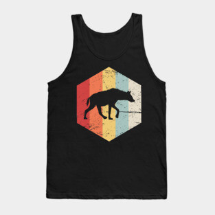 Retro Vintage Hyena Icon Tank Top