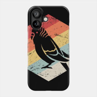 Retro Vintage Parakeet Budgie Parrot Bird Icon Phone Case