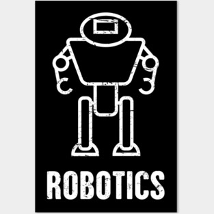 Distressed Robot | Robotics Engineer Posters and Art