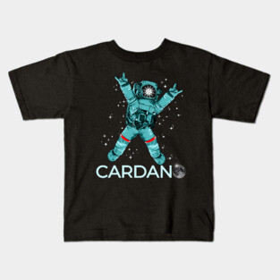 Cardano, ADA, HODL, to the moon, Kids T-Shirt