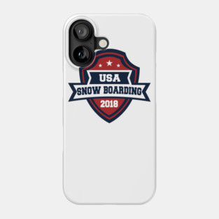 USA Snow Boarding Pyeongchang 2018! Phone Case