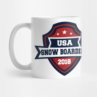 USA Snow Boarding Pyeongchang 2018! Mug