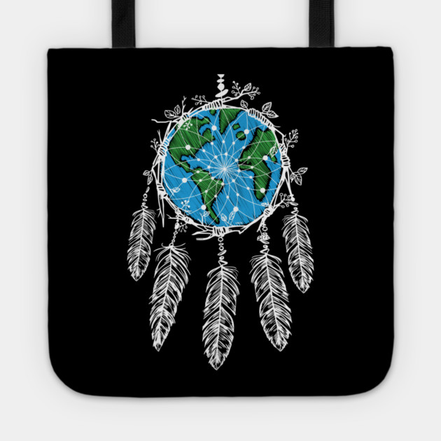Earth Dream Catcher Shield Tote by creative