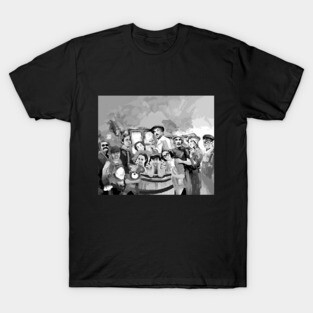 Black and White El Chavo del Ocho T-Shirt