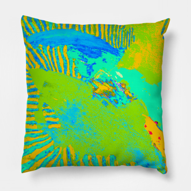 Abstract 42b Pillow by DonWillisJrArt