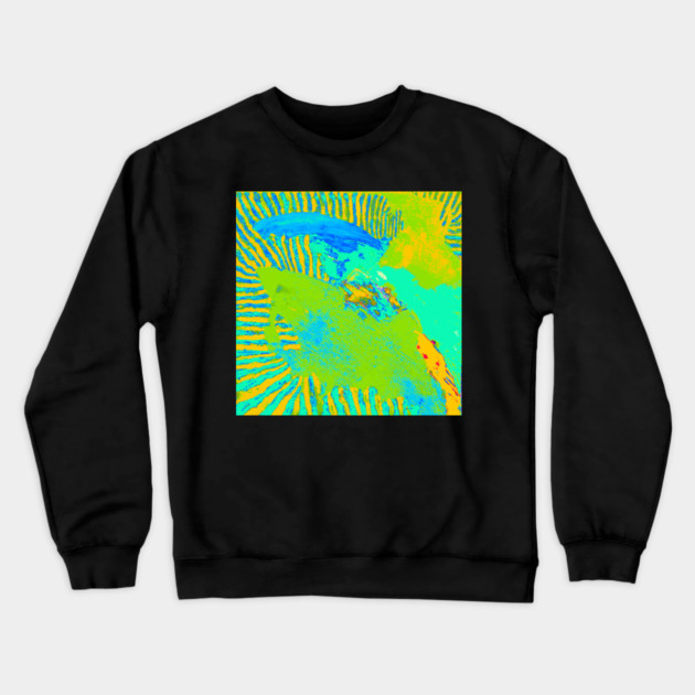 Abstract 42b Crewneck Sweatshirt by DonWillisJrArt