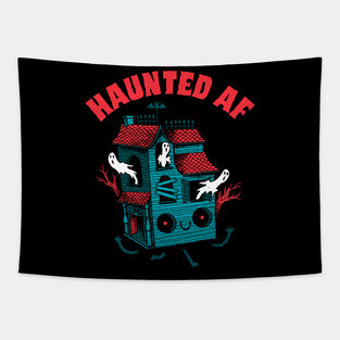 Haunted House: Haunted AF Tapestry