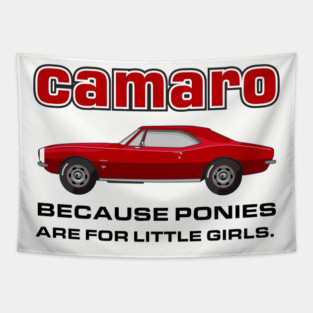 Camaro - because ponies are for little girls Tapestry