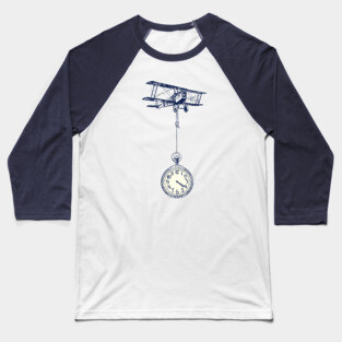 Time Flies Baseball T-Shirt