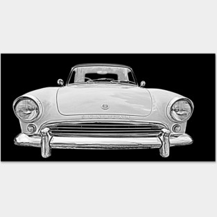 Sunbeam Alpine 1960s British classic car Posters and Art