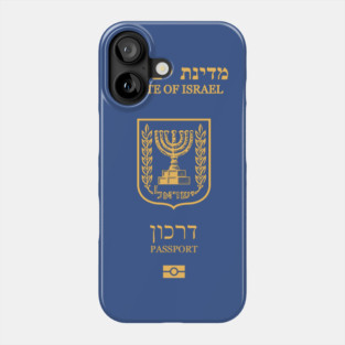 Israel passport Phone Case