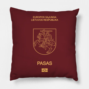 Lithuania passport Pillow