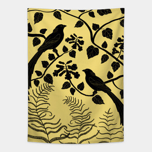 Exotic Birds Tapestry