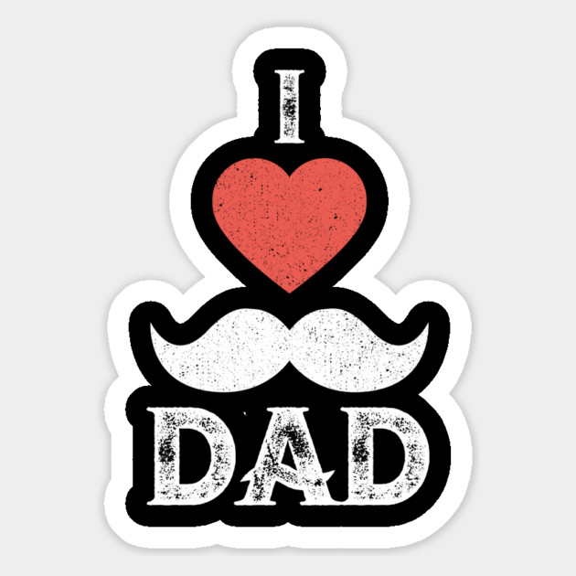 I Love you Dad T-Shirt Father's Day Tee Shirt Gift Magnet by creative