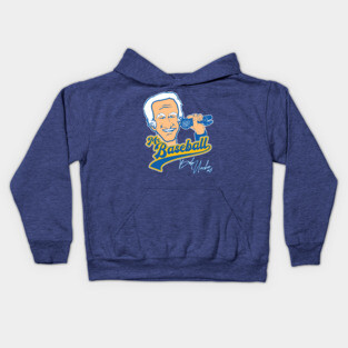Mr Baseball ))(( Bob Uecker Baseball Tribute Kids Hoodie
