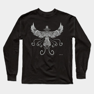 Pheonix Mandala Long Sleeve T-Shirt