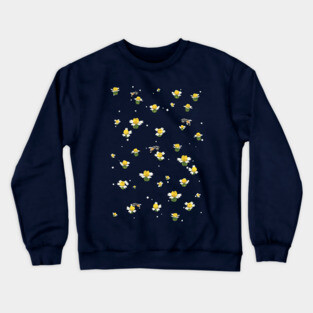 Natural Life Bumble Bee Pattern Crewneck Sweatshirt