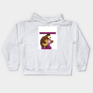 children  Masha and the bear Kids Hoodie