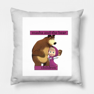 children  Masha and the bear Pillow
