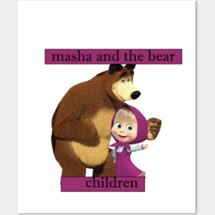 children  Masha and the bear Posters and Art