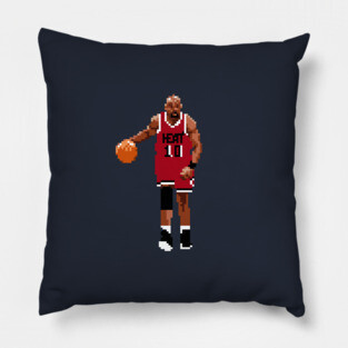 Tim Hardaway Heat Pixel Dribble Pillow