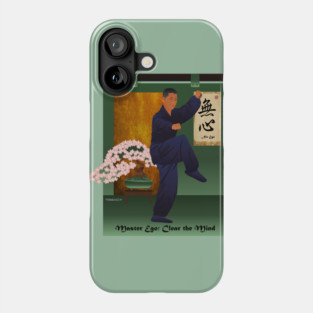 No Ego, blue Tai Chi Phone Case