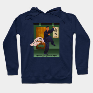 No Ego, blue Tai Chi Hoodie