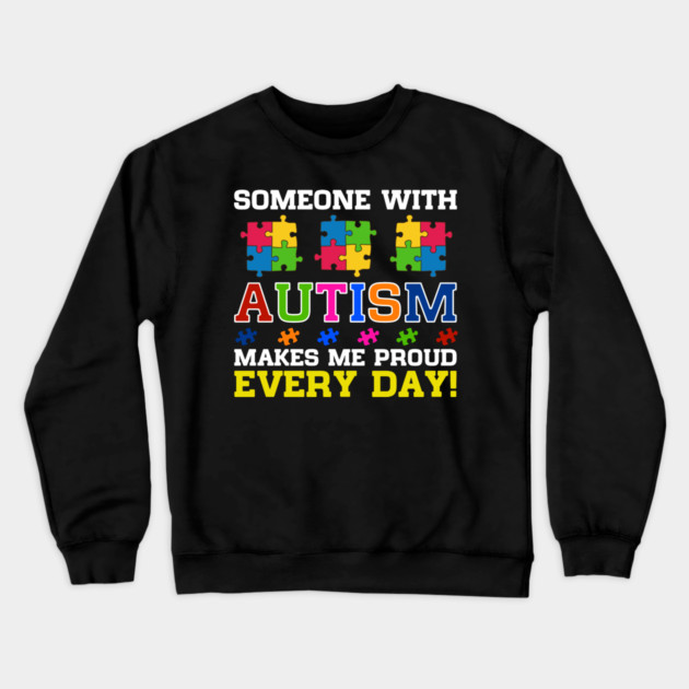 Autism Awareness Design Gift for Autistic Kids Awareness design Crewneck Sweatshirt by creative