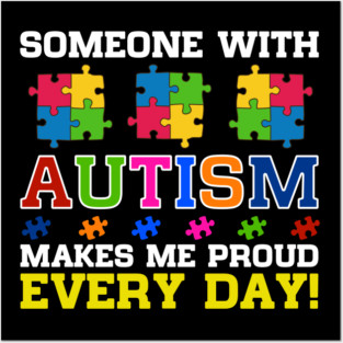 Autism Awareness Design Gift for Autistic Kids Awareness design Posters and Art