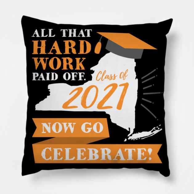 2021 New York Graduation Class Themed product Pillow by creative